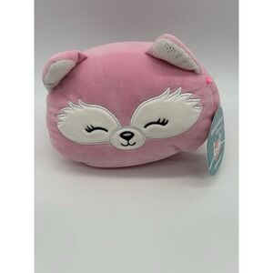 Squishmallows Kellytoy Plush Stackable Rhiannon the Pink Fox 8"